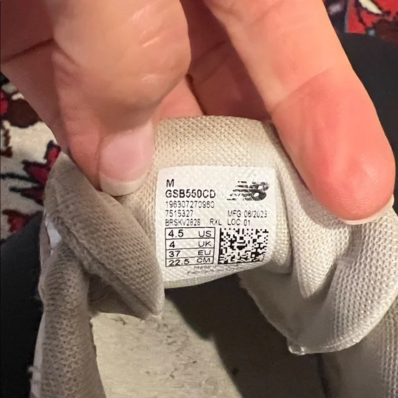 Big Kids New Balance 550 Sneakers Pink Size 4.5 Kids - Picture 9 of 9